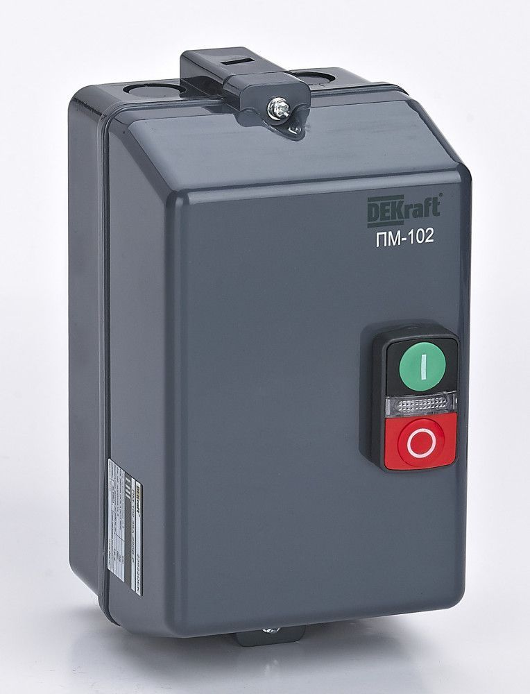 Пускатель электромагнитный 9А AC110В 50/60Гц в пластиковой оболочке фото