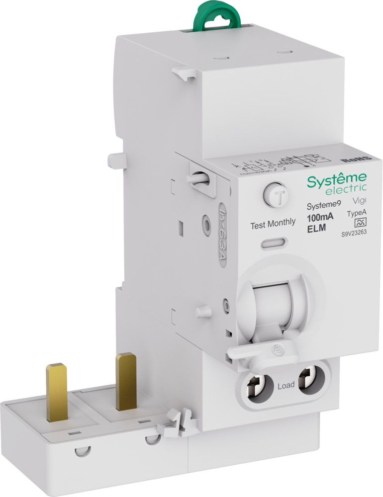 Systeme9 Блок диф. тока (БДТ) 63A 2P 100мА Тип-A 230В фото