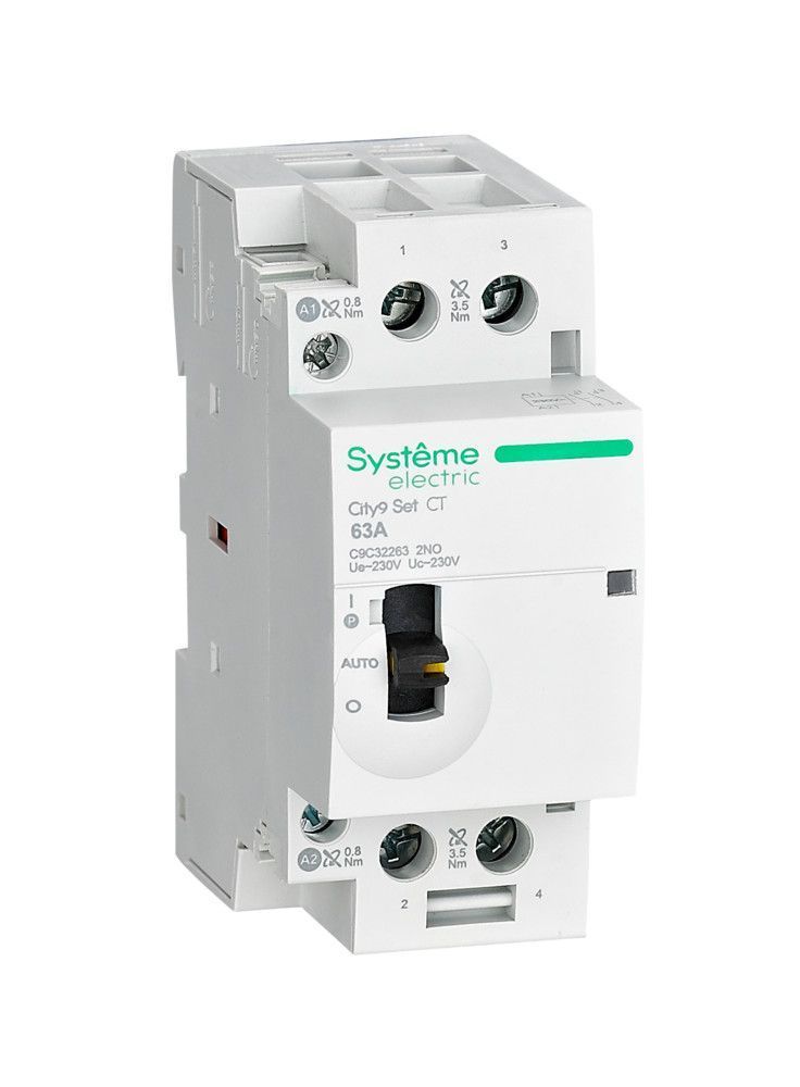 City9 Set Контактор 2P 2НО 63A AC 230В-230В