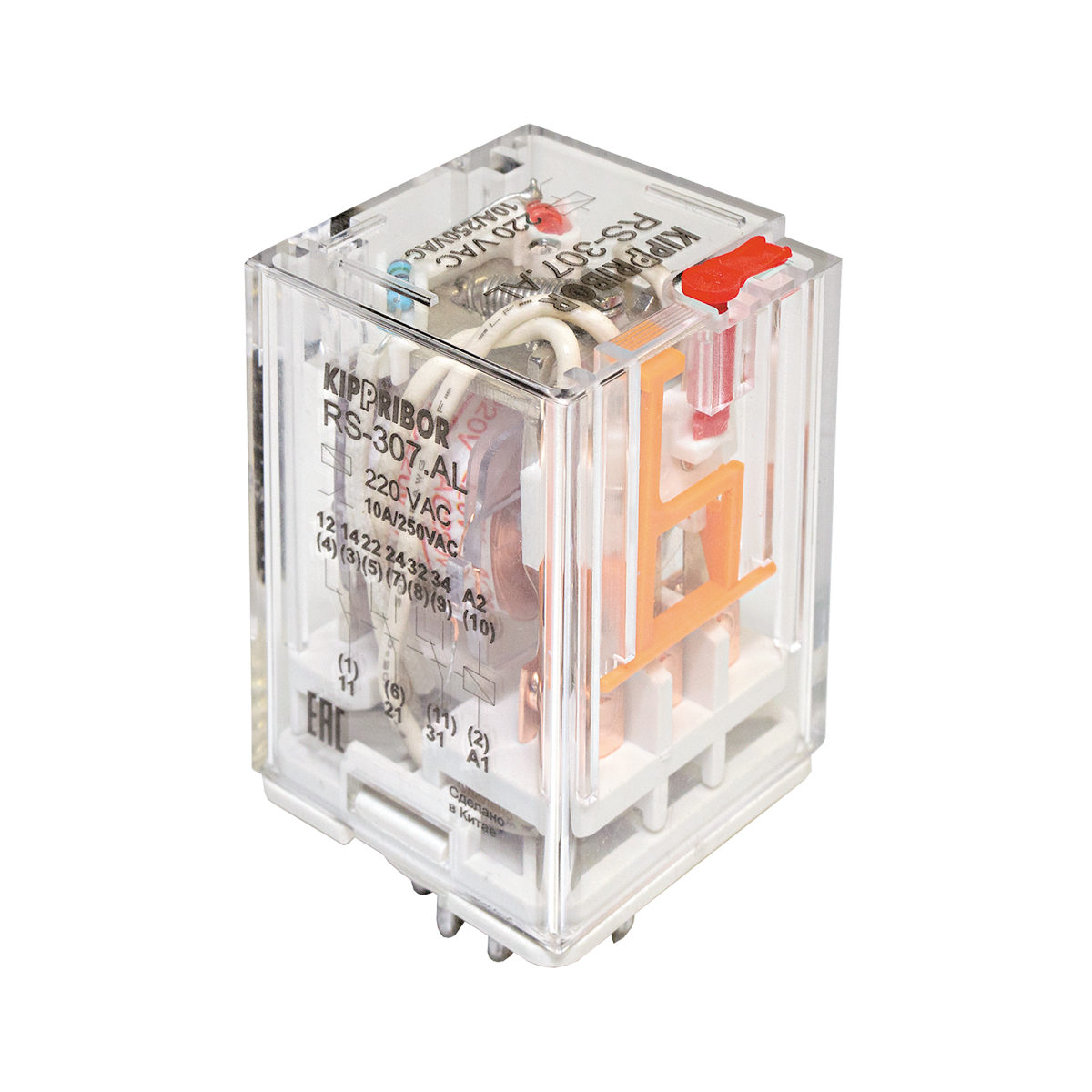 Промежуточные реле KIPPRIBOR серии RS в компактном корпусе (3-контактные) ОВЕН RS-303.DLTU