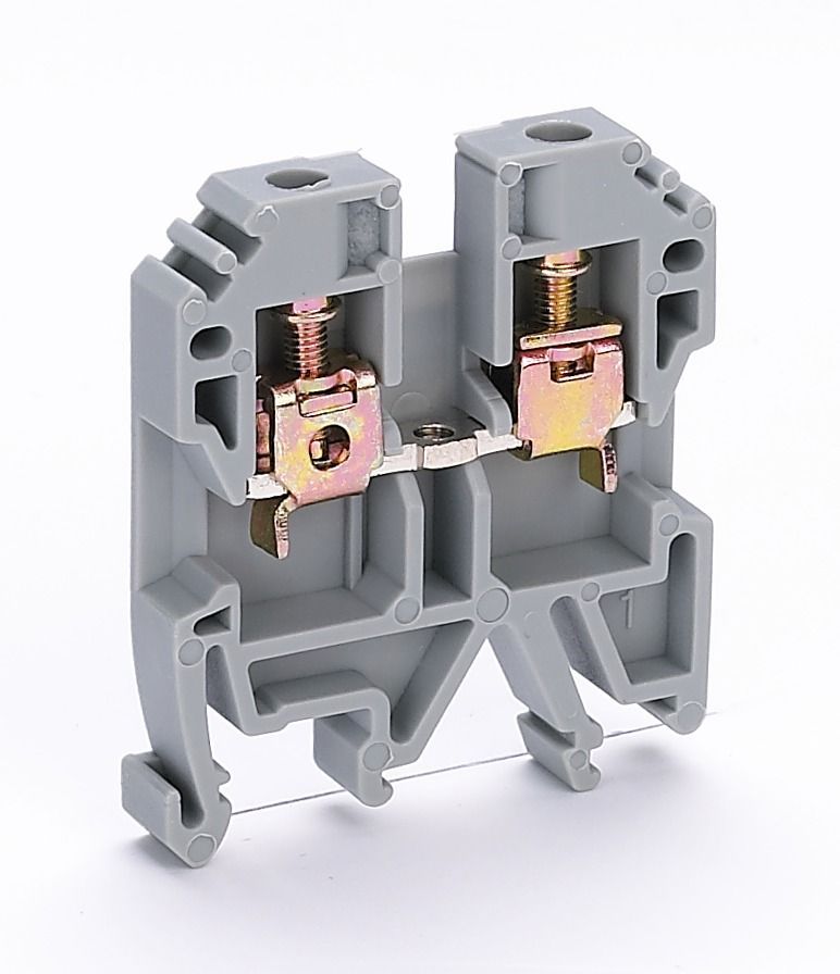 Зажим наборный 35А 4мм2 ЗН-101 серый фото