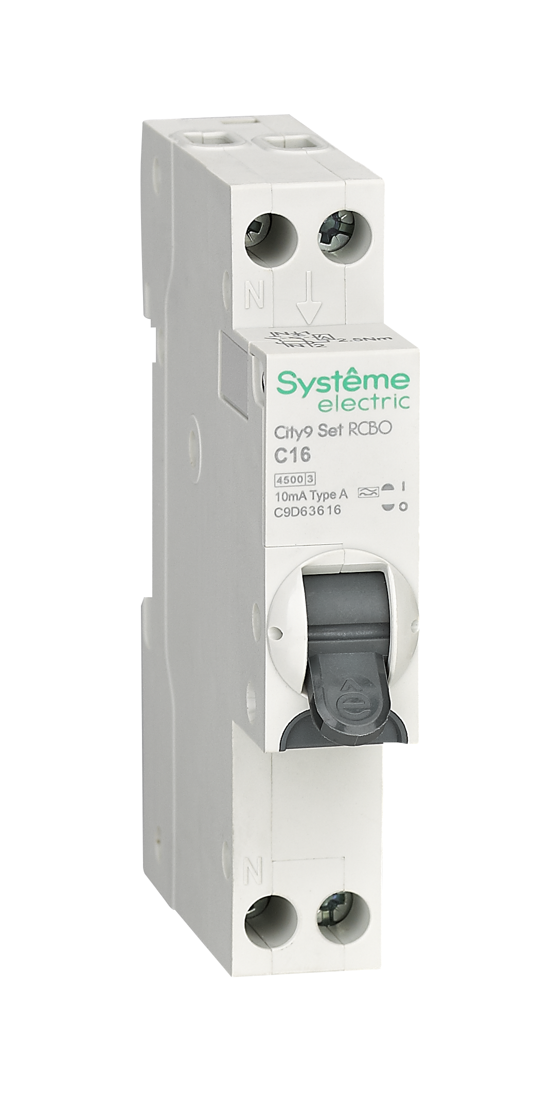 City9 АВДТ 1П+Н C16 4500A 10мА A 18мм фото
