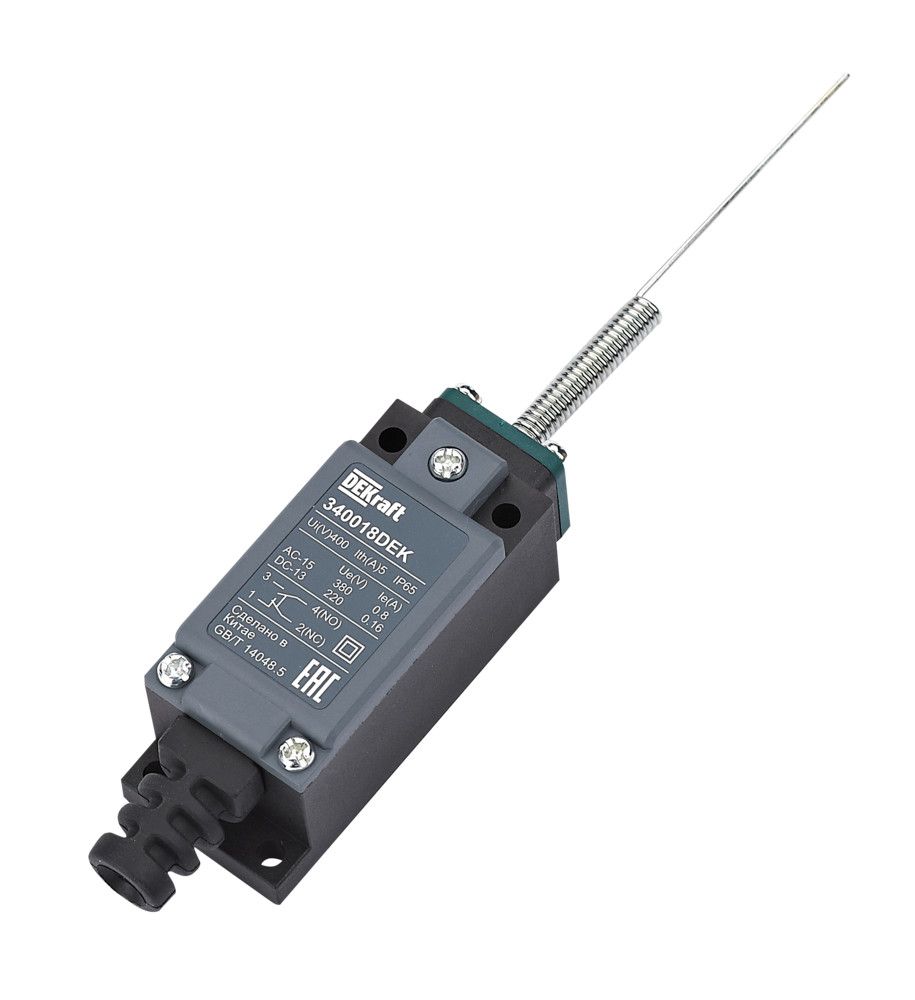 Концевой вык. пласт. 1НО1НЗ "Кошачий ус" фото