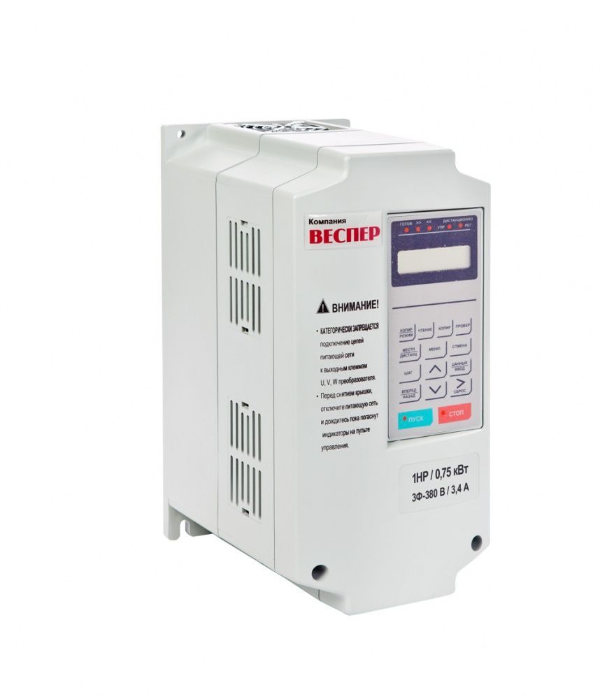 Преобразователь частоты Веспер EI-9011-001H 0,75 кВт 380В фото