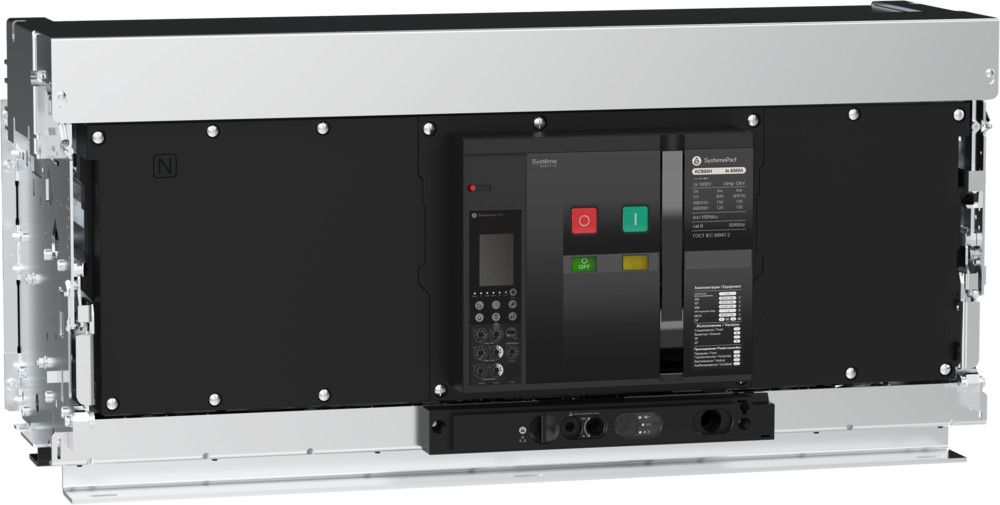 ВОЗДУШНЫЙ АВТ.ВЫКЛ.SYSTEMEPACT ACB63H 5000A 4P 6.0H ВЫК,ГП MCH+MX+XF AC230V фото