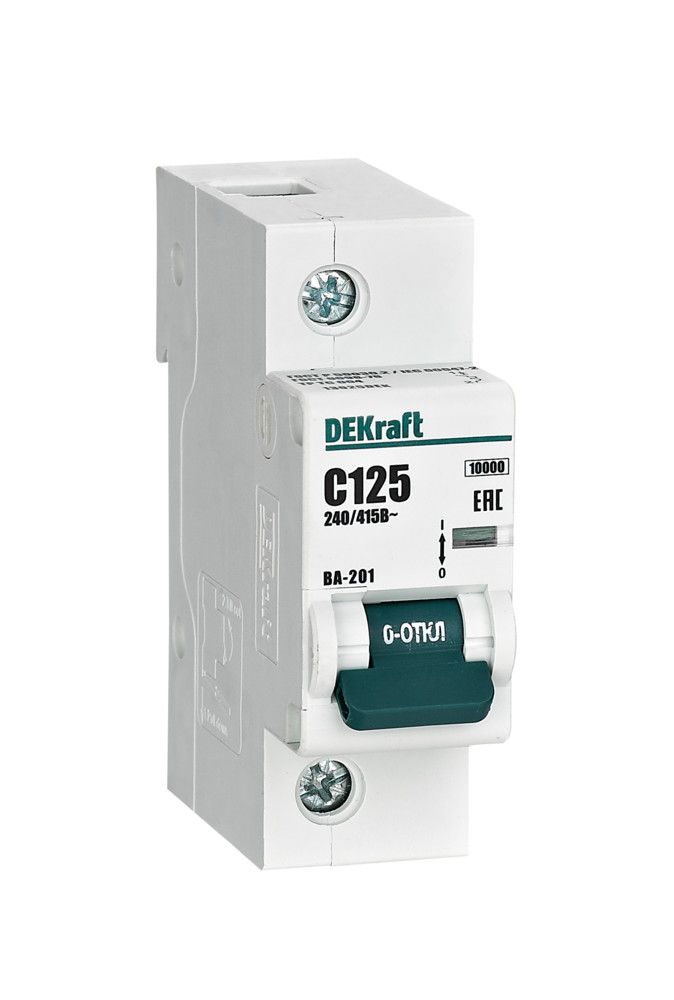 Автоматический выключатель ВА-201 1P 125А C 10кА фото