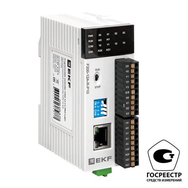 Программируемый контроллер F200 12 в/в PRO-Logic EKF (с поверкой) фото