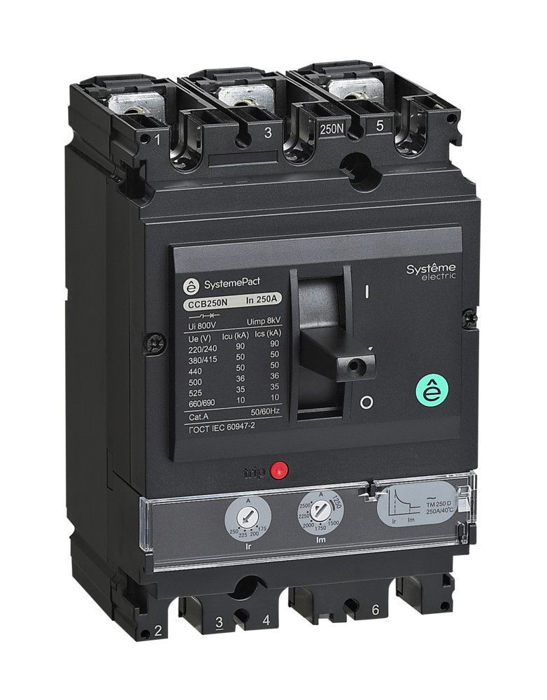 АВТ.ВЫКЛ SYSTEMEPACT CCB250 100KA 3P3D TMD200 фото