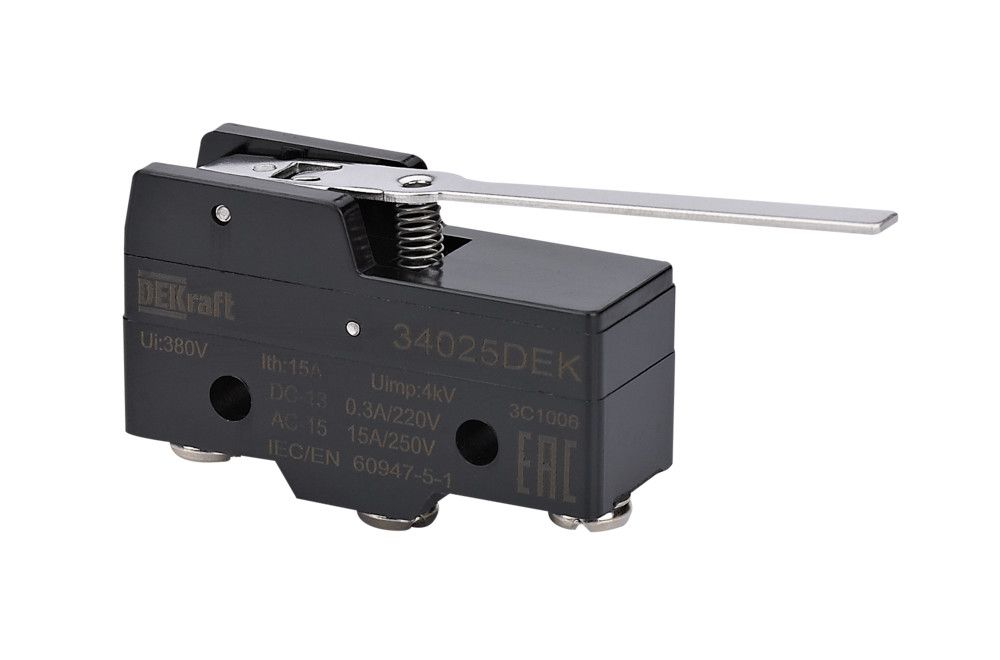 Миниатюрный конц. вык. 1НО1НЗ шарнирного длиннорычажного типа фото