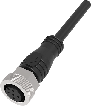 Разъем с кабелем LANBAO QE12-N5F20