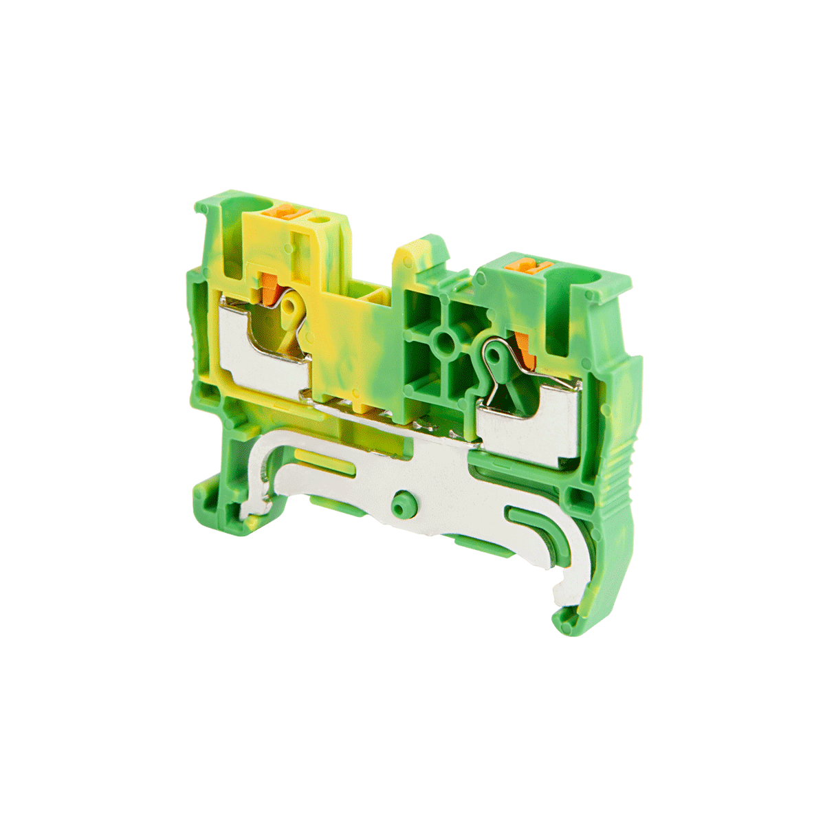 Клемма push-in "Земля", 2.5 мм² Meyertec MTP-2.5PE фото