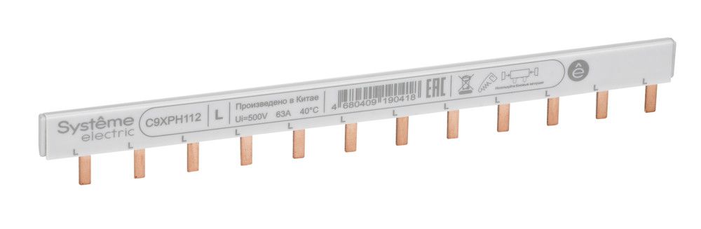 Шинка Греб. 1P (L1) 18мм 12мод 63А фото