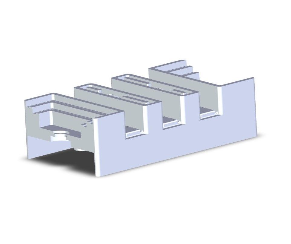 Держатель для 3-х шин (10шт.) серии ШД-101 фото