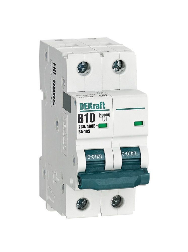 Автоматический выключатель ВА-105 2P 10А B 10кА фото