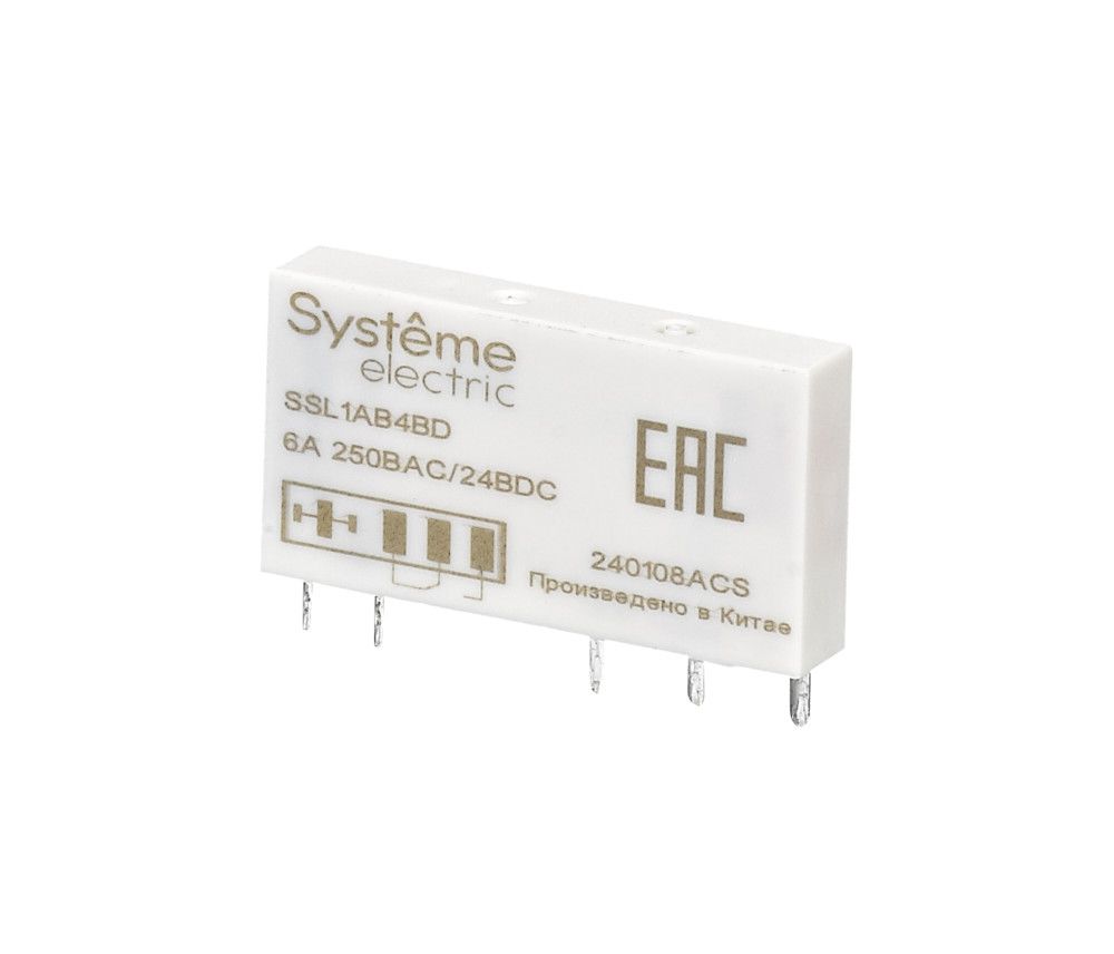 Реле интерфейсное 1CO,6A, 24В DC фото