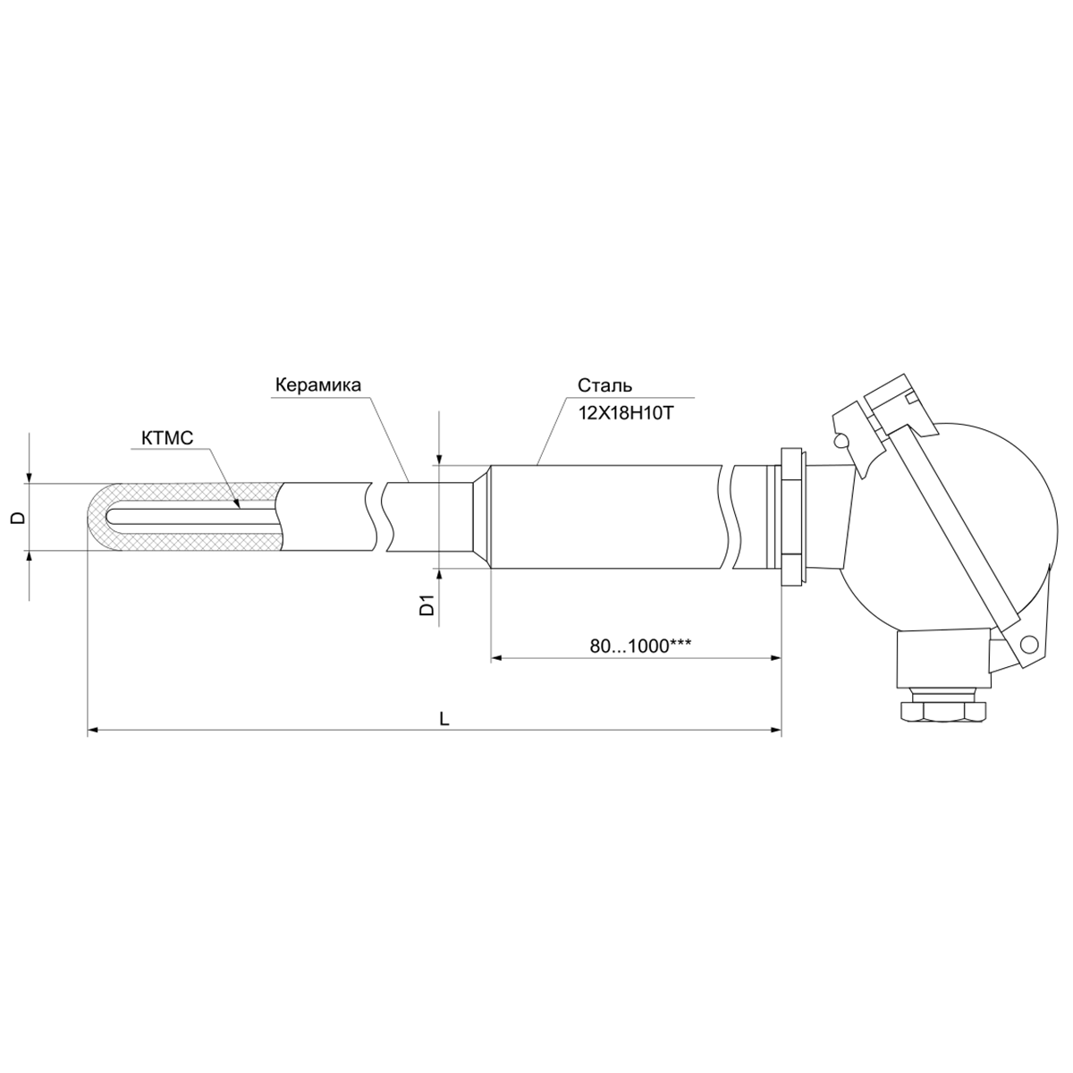 Термопара Овен 2ДТПК155-0919.1200.1 фото