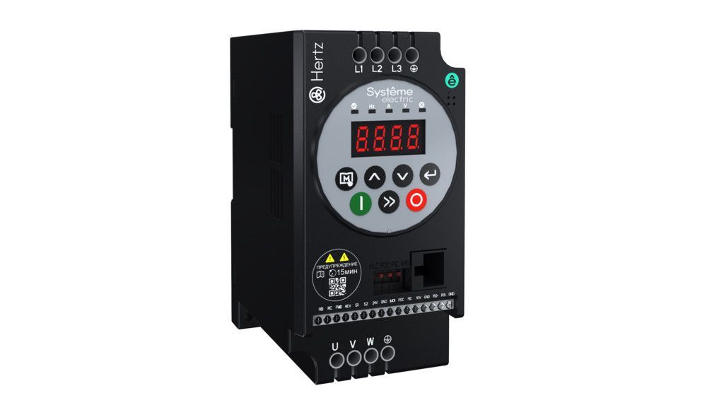 Преобразователь частоты STV050 Hertz 2,2 кВт 220В ЭМС С3 + LED панель оператора фото