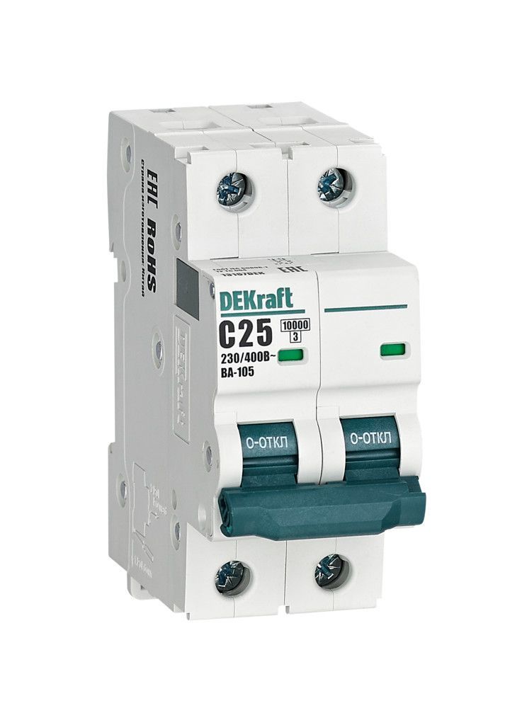 Автоматический выключатель ВА-105 2P 25А C 10кА фото