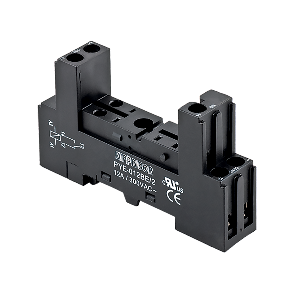 Монтажные колодки KIPPRIBOR PYF-012BE, PYF-022BE, PYF-112BE, PYF-122BE (для 1- и 2-контактных промежуточных реле серии MR) ОВЕН PYF-022BE/2BL фото