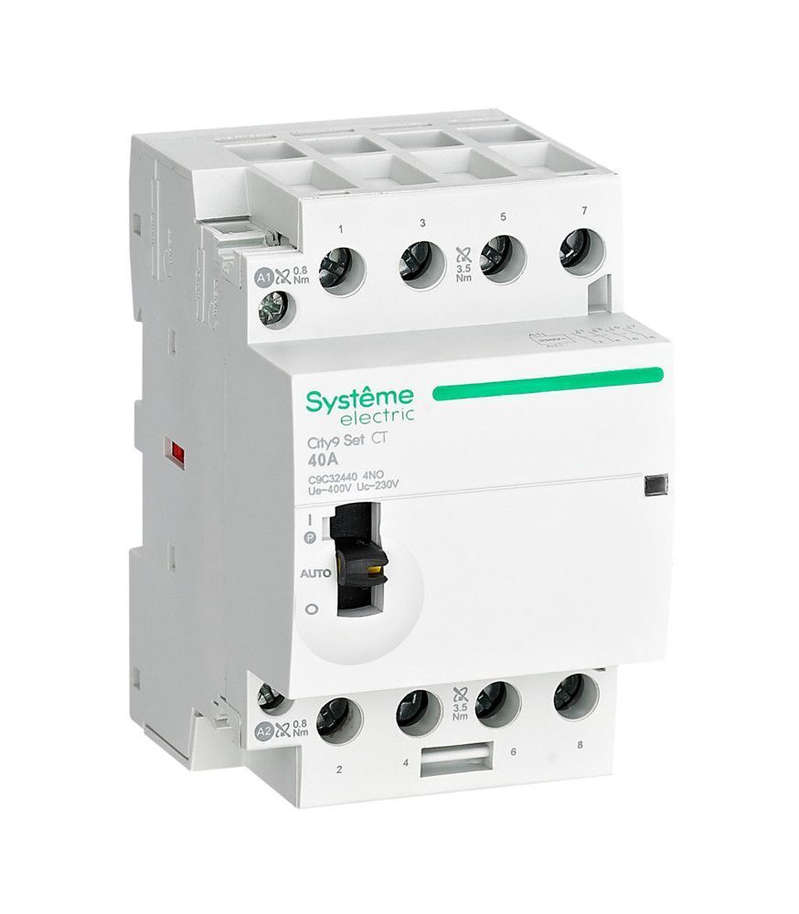 City9 Set Контактор 4P 4НО 40A AC 400В-230В