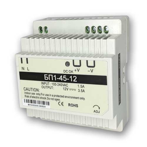 Теко БП1-45-12 Блок питания , максимальная мощность 42 ВТ, выходное напряжение 12 В DC, размер 93х78х67 фото
