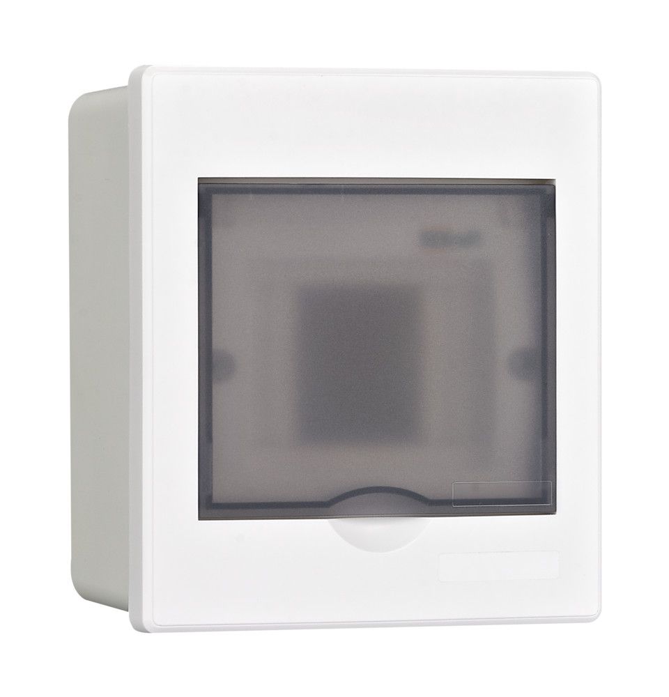 Корпус пласт. встраиваемый прозр. дв. 1 ряд 4 мод. IP41 ЩРВ-П фото