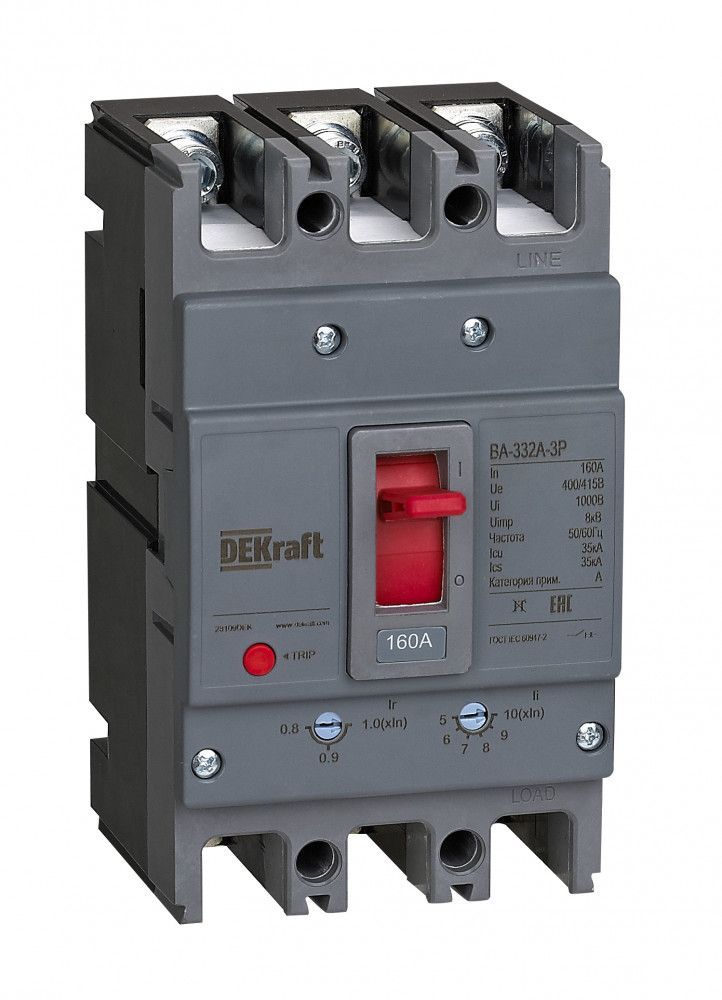 Силовой авт. выключатель 3P 32A 35кА ВА-332А фото