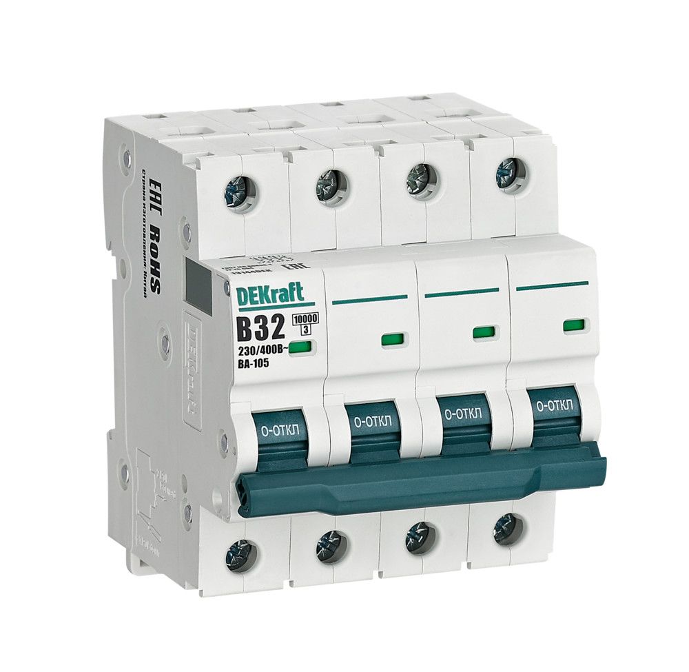 Автоматический выключатель ВА-105 4P 32А B 10кА фото