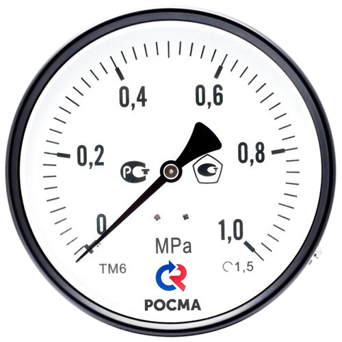 Манометр Росма ТМ-610ТЭ.00(0-25кгс/см2)M20x1,5.1,5