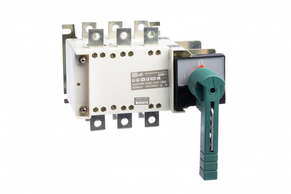 Выключатель-разъединитель 125A 3P два напр. тип Т ВР-101 С ДК фото