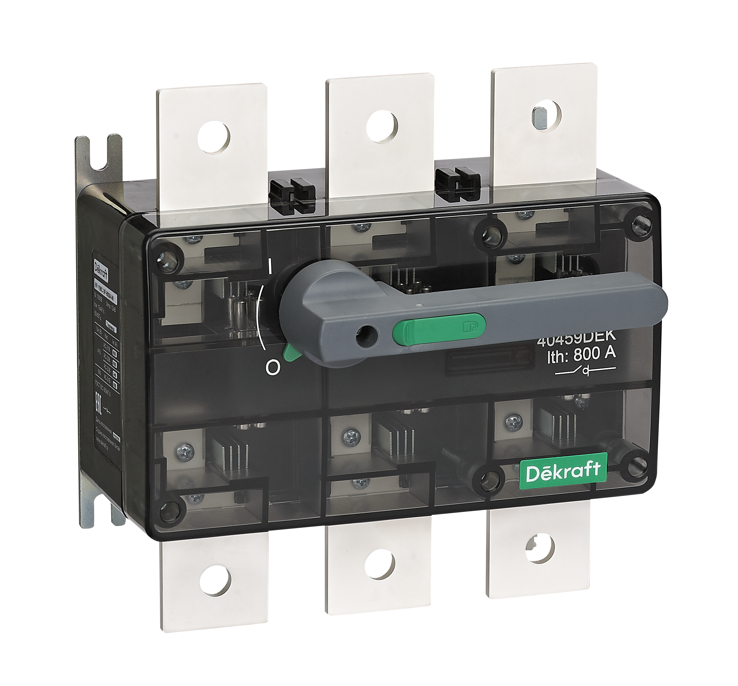 Выключатель-разъединитель 500А 3Р с видимым разрывом ВР-106С фото