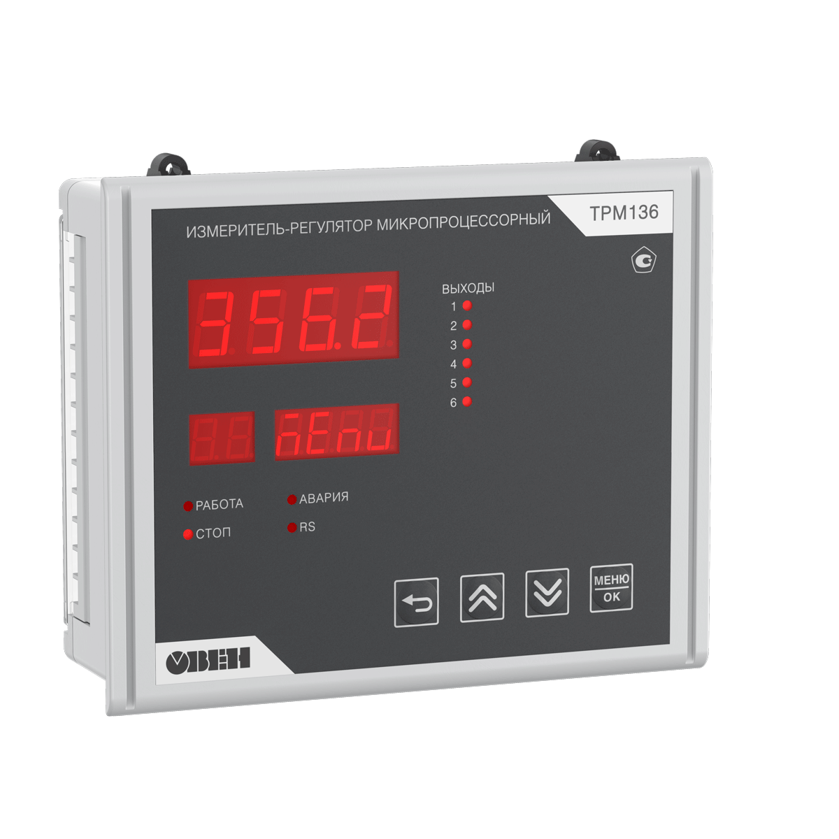 ТРМ136 [M02] обновленный шестиканальный ПИД-регулятор с USB и RS-485 ОВЕН ТРМ136-Щ7.ИИИИИУ