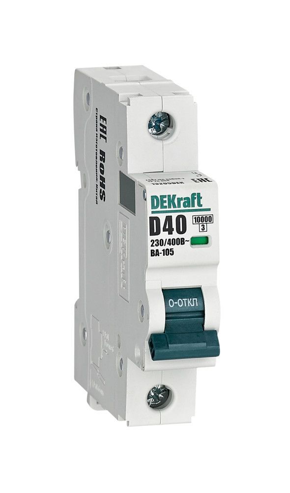 Автоматический выключатель ВА-105 1P 40А D 10кА фото