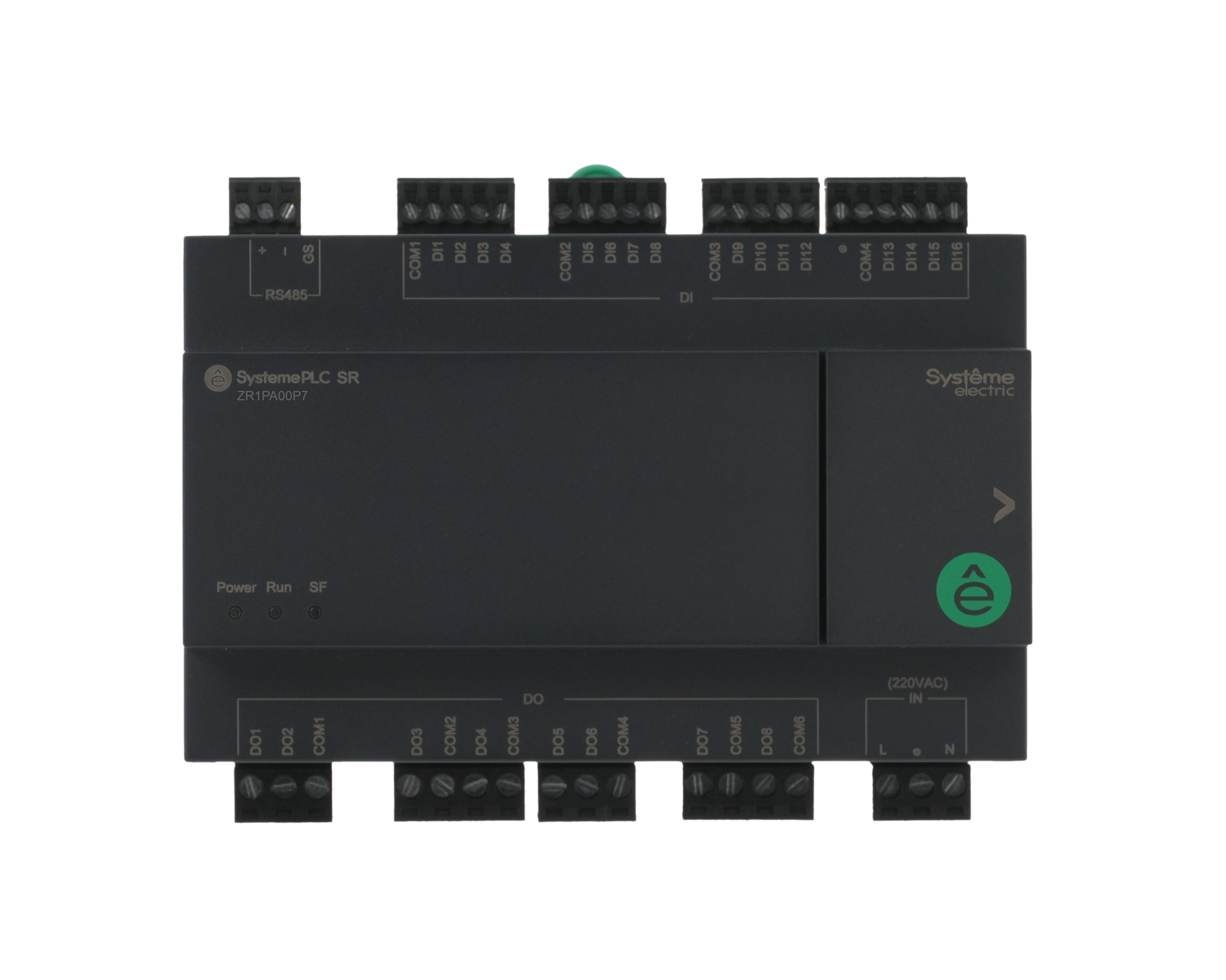 Интеллектуальное реле SR1; 220 VAC; 24 IO: 16 DI, 8 DO (реле); 1xRS485 фото