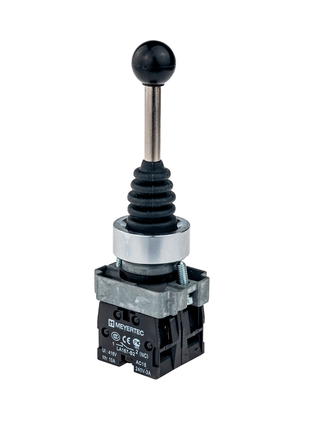 Джойстик в сборе, 2NO, 2 положения с возвратом Meyertec MTB2-PA22 фото