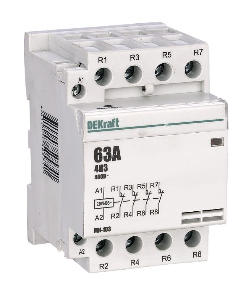 Модульный контактор 4НЗ 63А 230В МК-103 фото