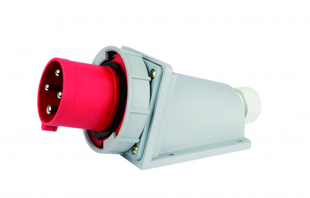 Вилка стац. 3Р+РЕ 16А 380В IP67 ВС-103 фото