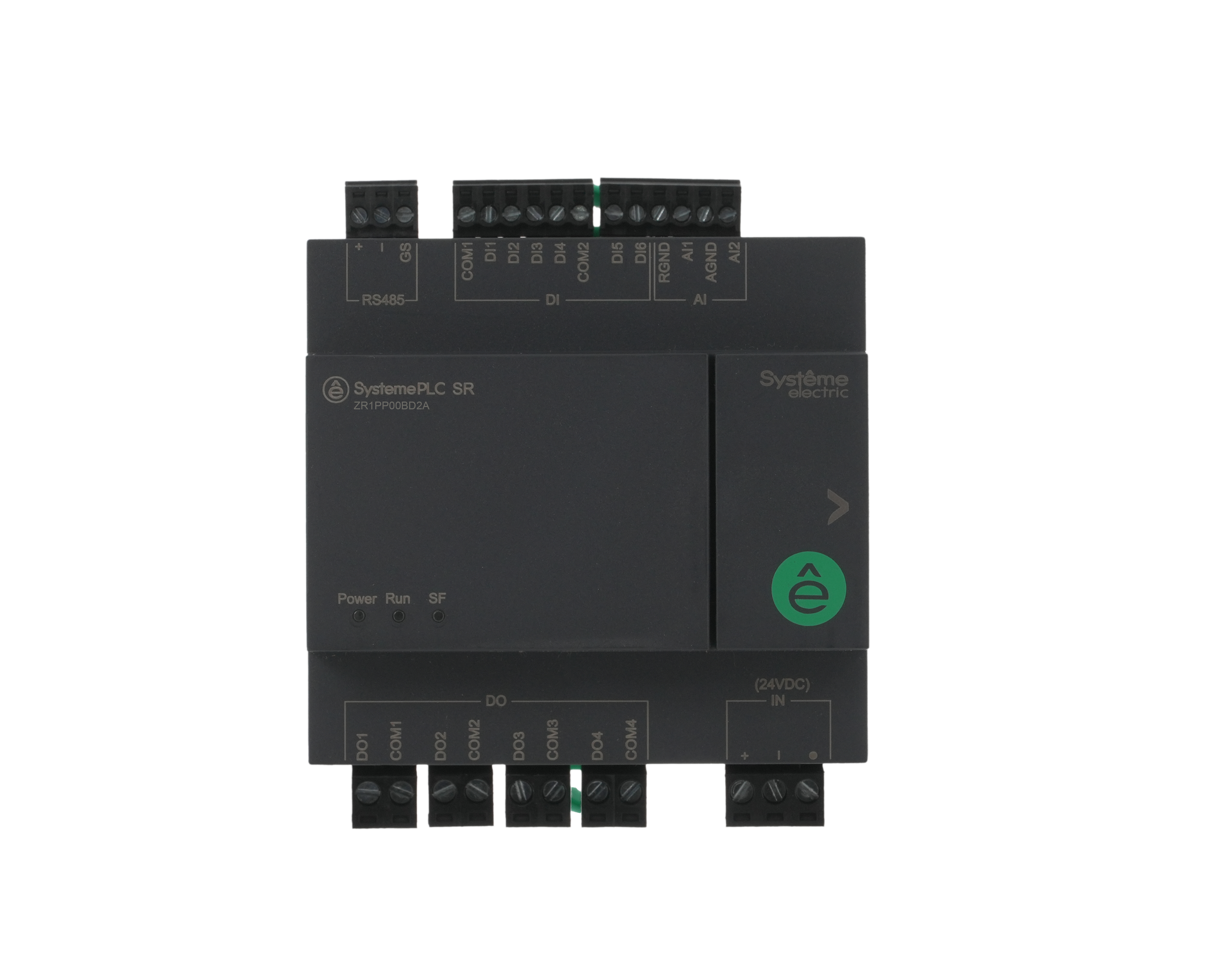 Интеллектуальное реле SR1; 24 VDC; 12 IO: 6 DI, 4 DO (реле); 2 AI; 1xRS485 фото