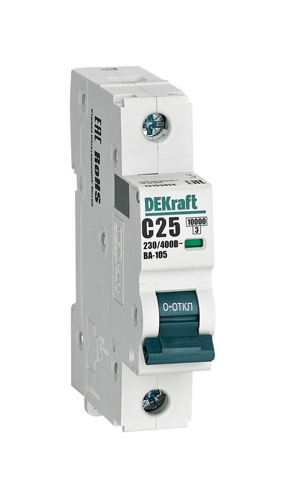 Автоматический выключатель ВА-105 1P 25А C 10кА фото