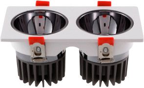 Светильник светодиодный CDL-250-S 2X10Вт 3000К 36° белый