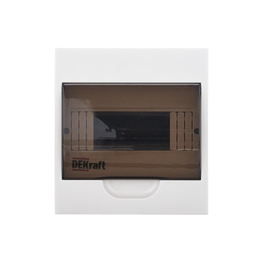 Корпус пластиковый навесной прозр. дв. 1 ряд 8 модулей IP41 ЩРН-П фото