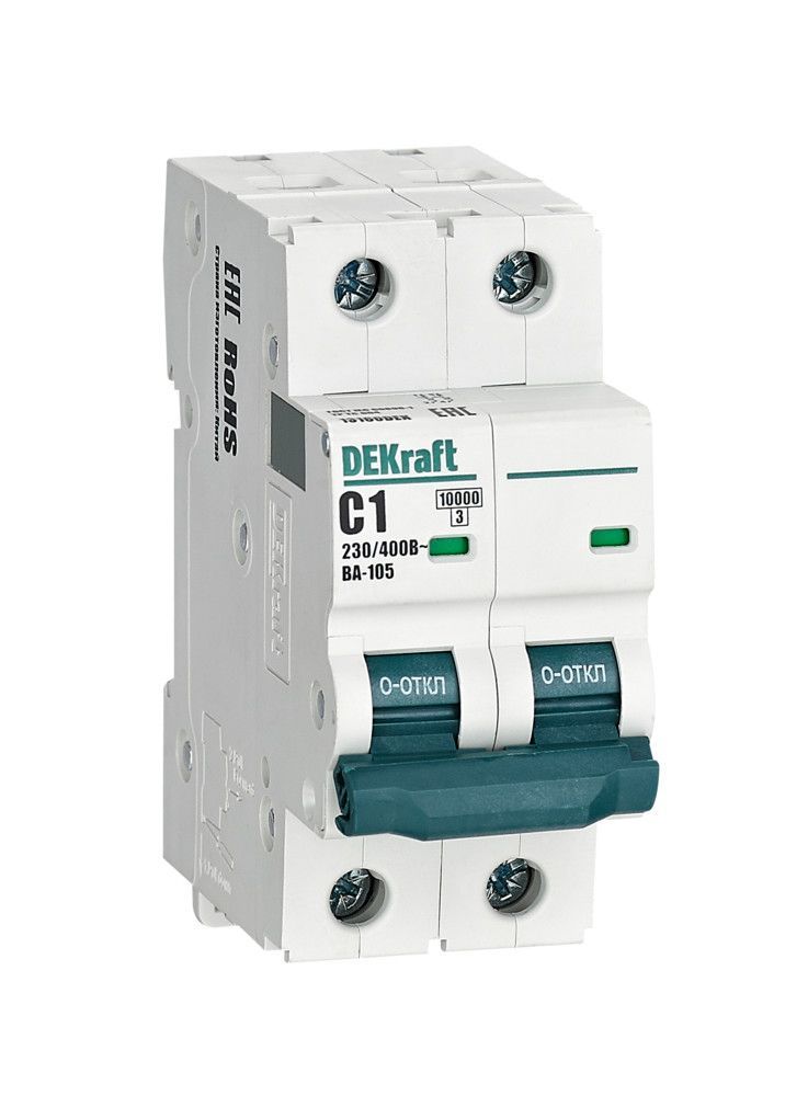 Автоматический выключатель ВА-105 2P 1А C 10кА фото