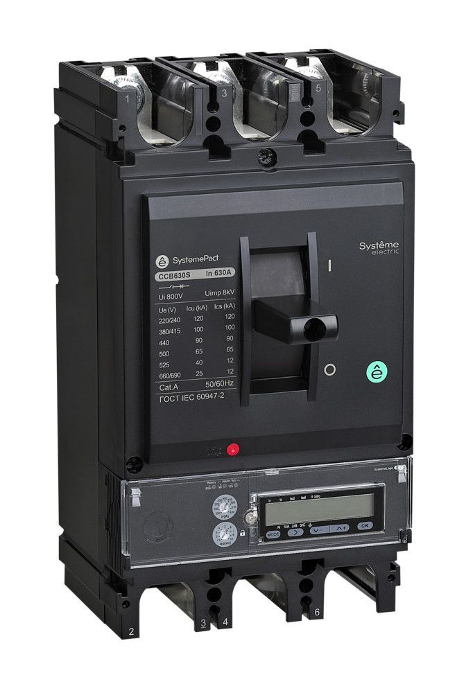 АВТ.ВЫКЛ SYSTEMEPACT CCB630 100KA 3P3D S5.3E 630A