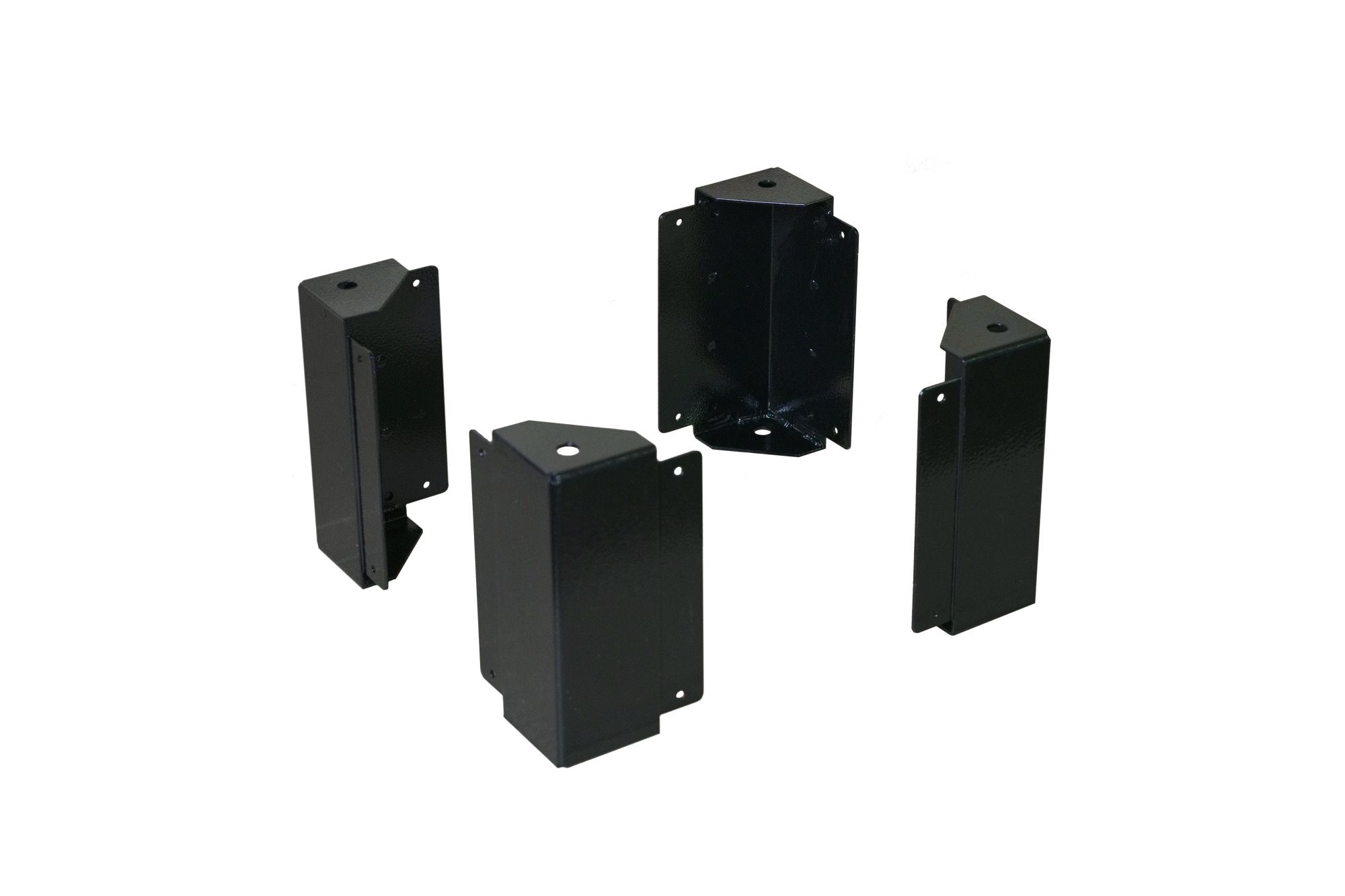 DekraftUno Угловые элементы цоколя 200мм, RAL9005, 4шт фото