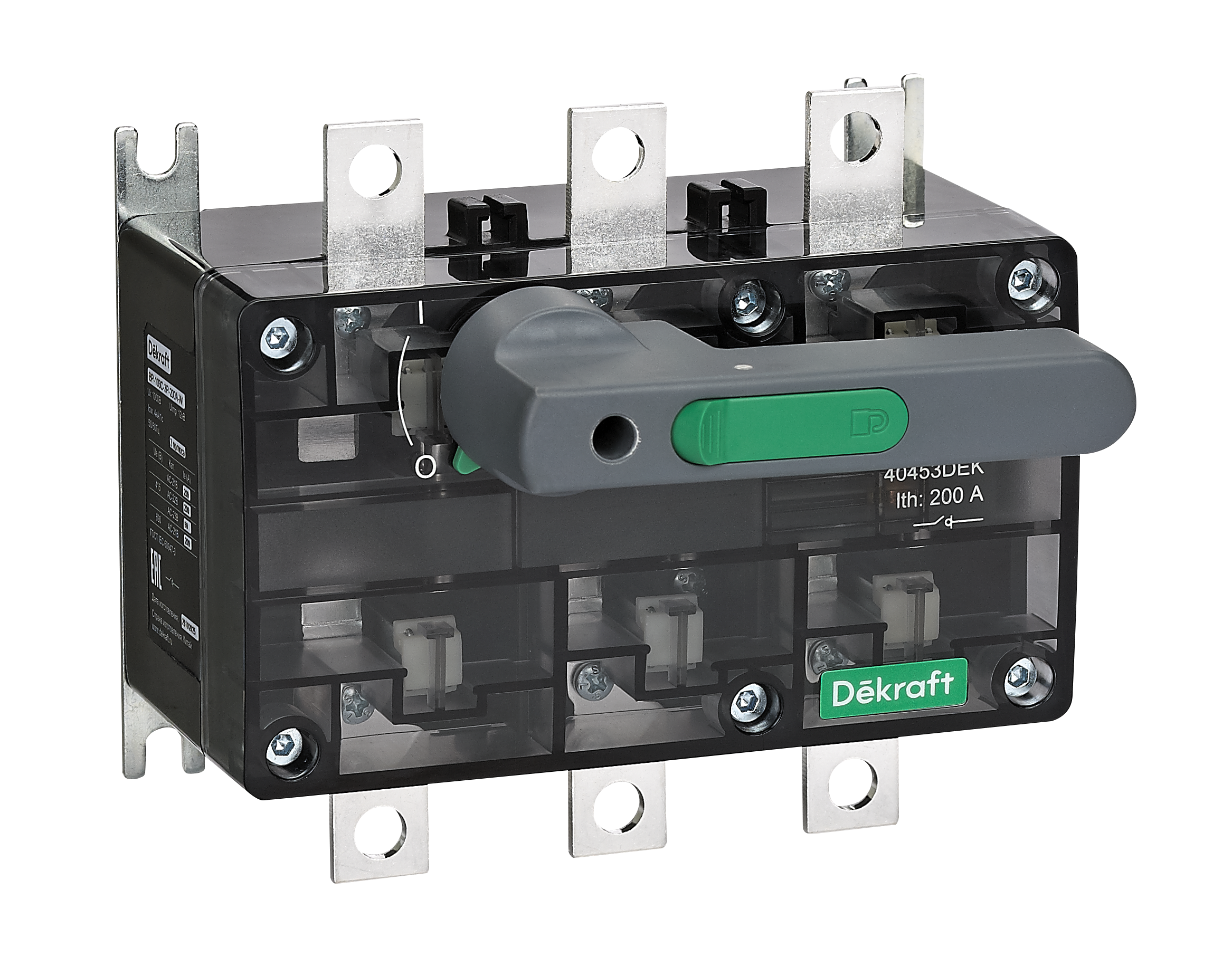 Выключатель-разъединитель 200А 3Р с видимым разрывом ВР-103С фото