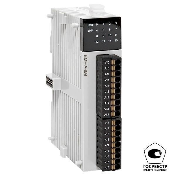 Модуль аналогового ввода EMF 8 PRO-Logic EKF (с поверкой) фото