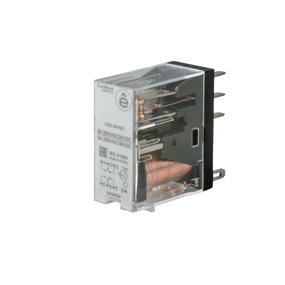 Реле 8A 2CO 24VAC