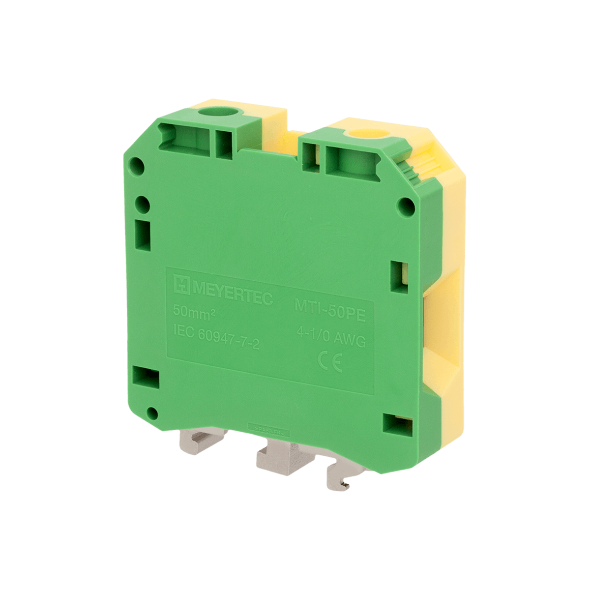 Клемма винтовая силовая "Земля" 50 мм² Meyertec MTI-50PE фото