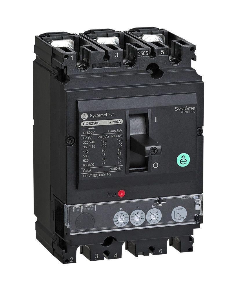 АВТ.ВЫКЛ SYSTEMEPACT CCB100 50KA 3P3D S2.2 100A