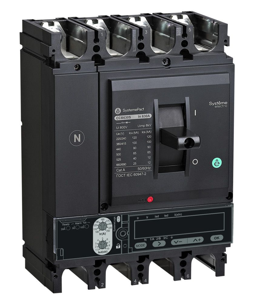 АВТ.ВЫКЛ SYSTEMEPACT CCB400 50KA 4P4D S5.3E 400A